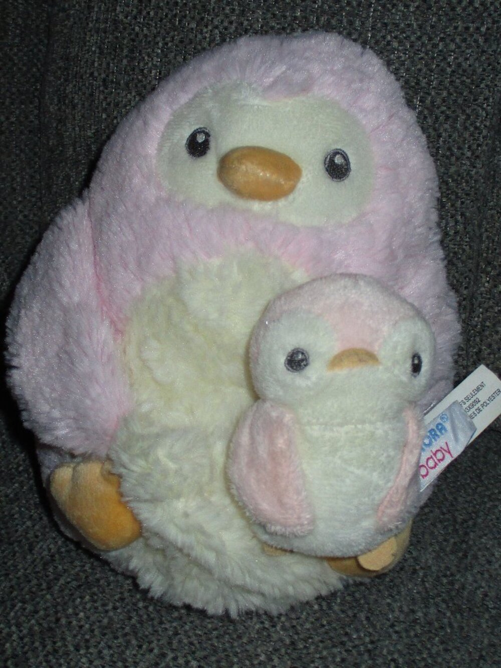 Aurora Mama & Baby Penguin Pink